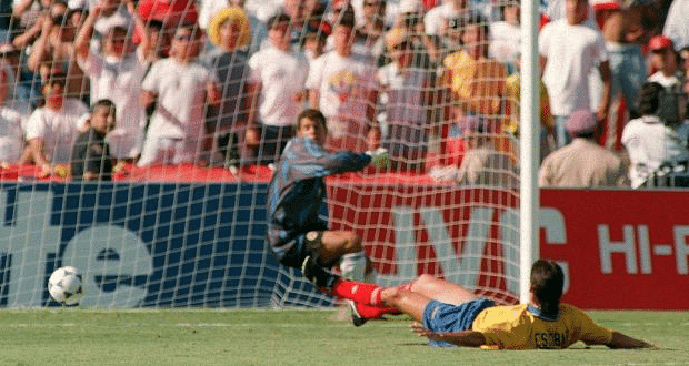 Andres Escobar Scores The Own Goal that Got Him Killed